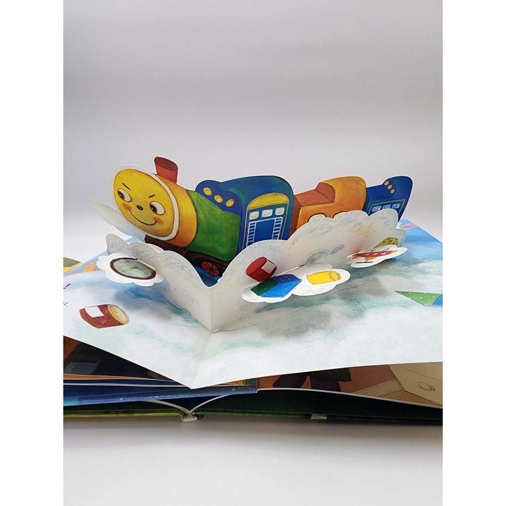 Korean Childrens Math Storybook Set 3 Books Pop‎ Up Educational Hardback Kids - Picture 5 of 6